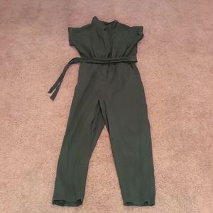 Army green jumpsuit